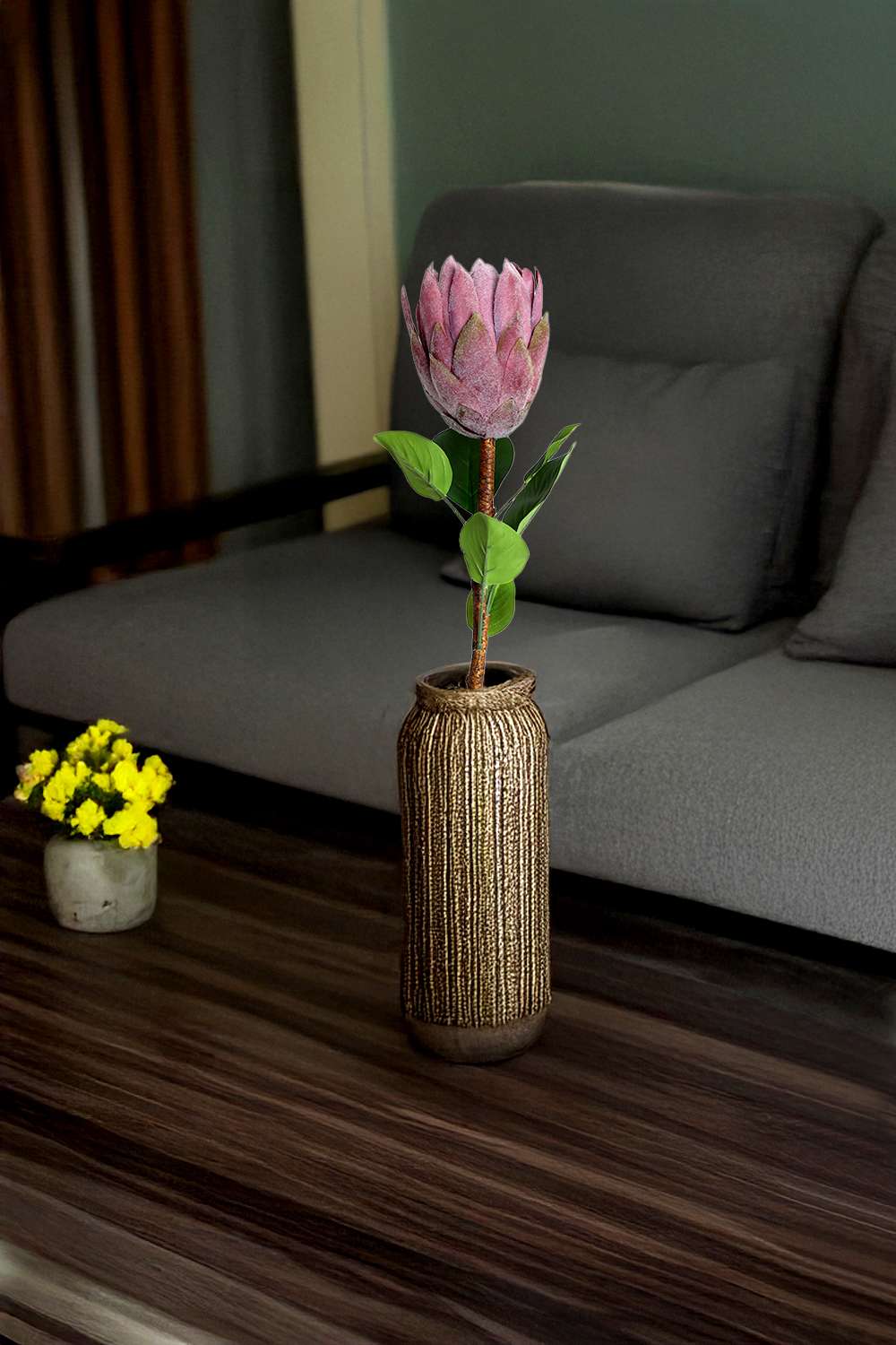 Florasilk-Protea-Plastic-Artificial-Flowers---67-cm