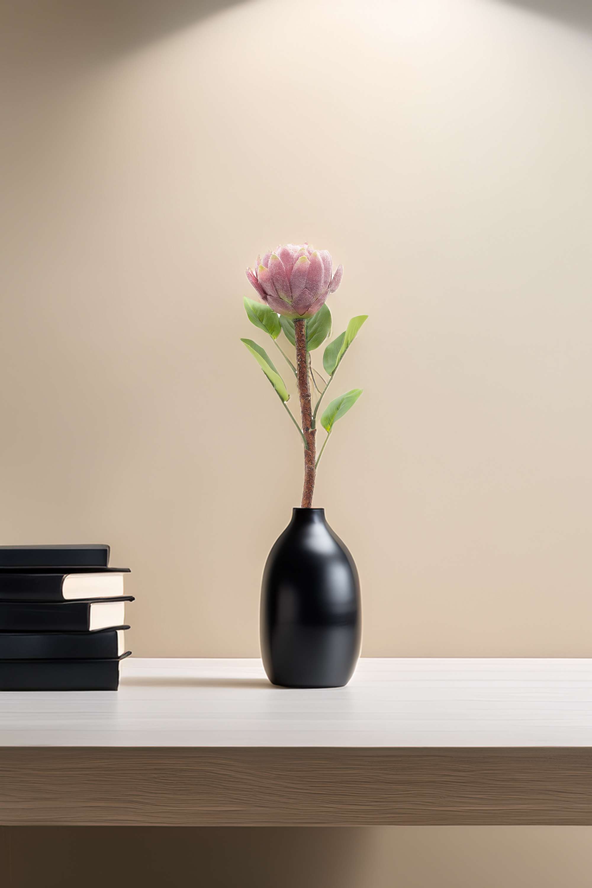 Florasilk-Protea-Bud-Flower-Stem-Purple-46Cm