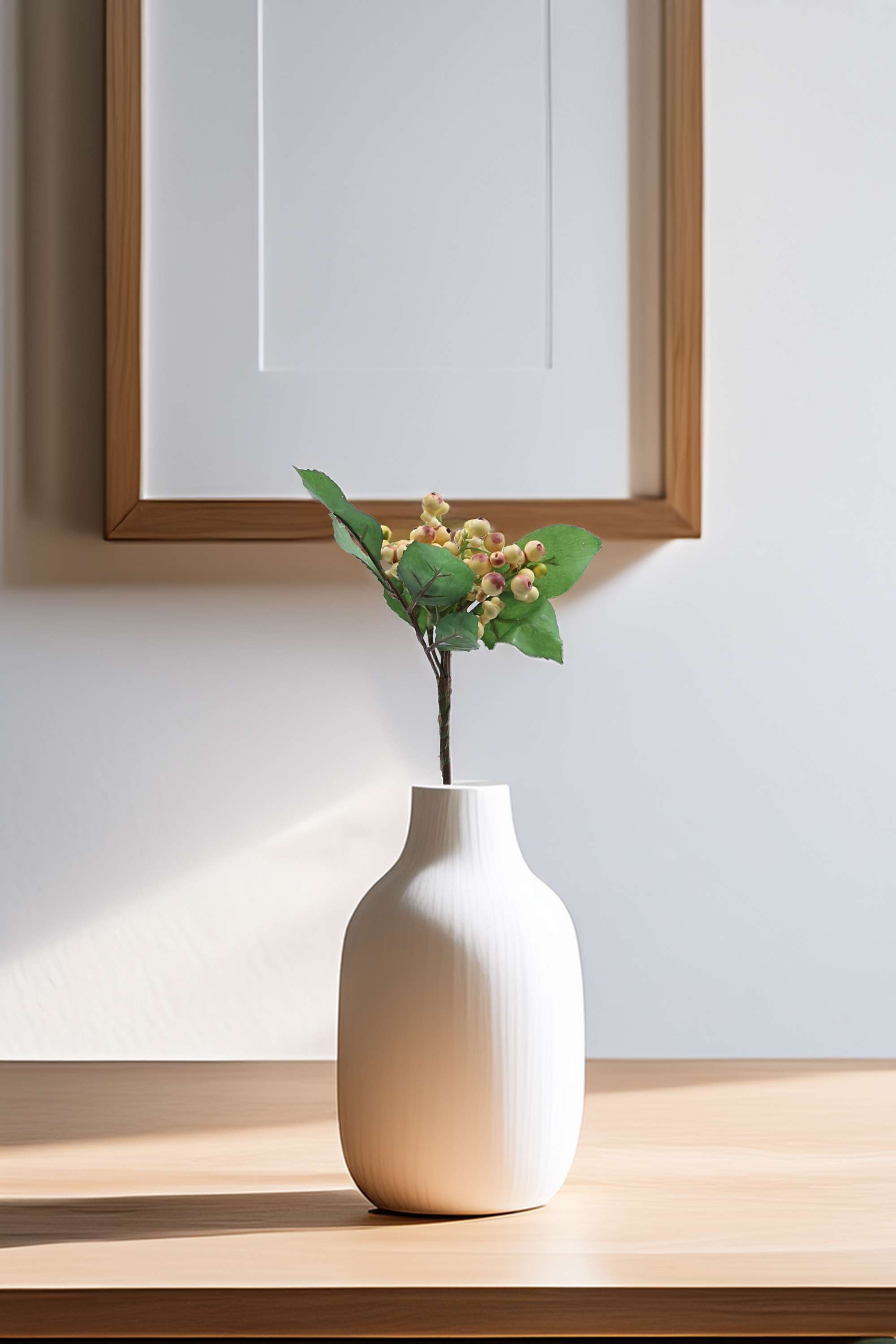 Florasilk-berry-stem-peach-38CM