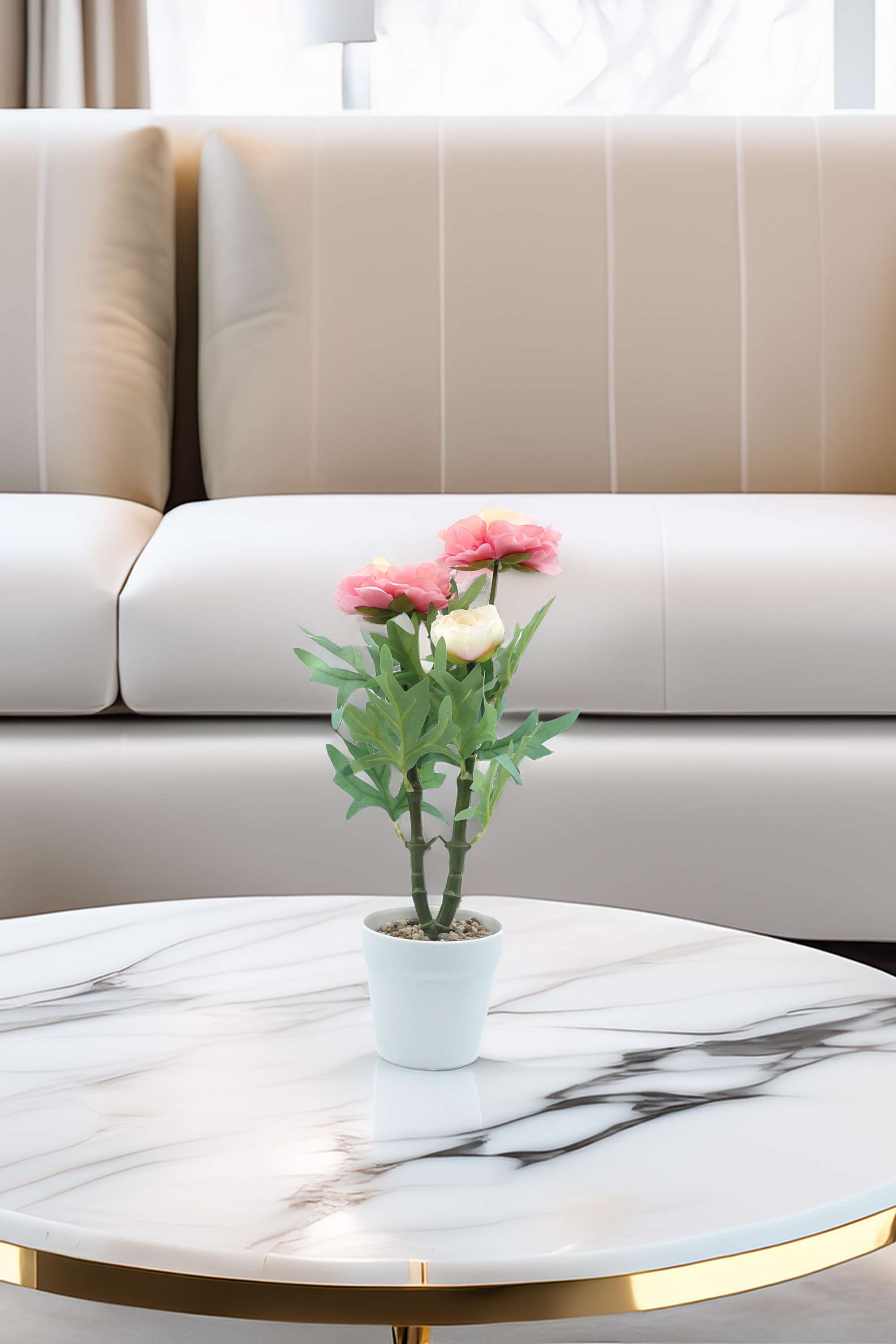 Everera-Plastic-Peony-Flower-Potted-Plant