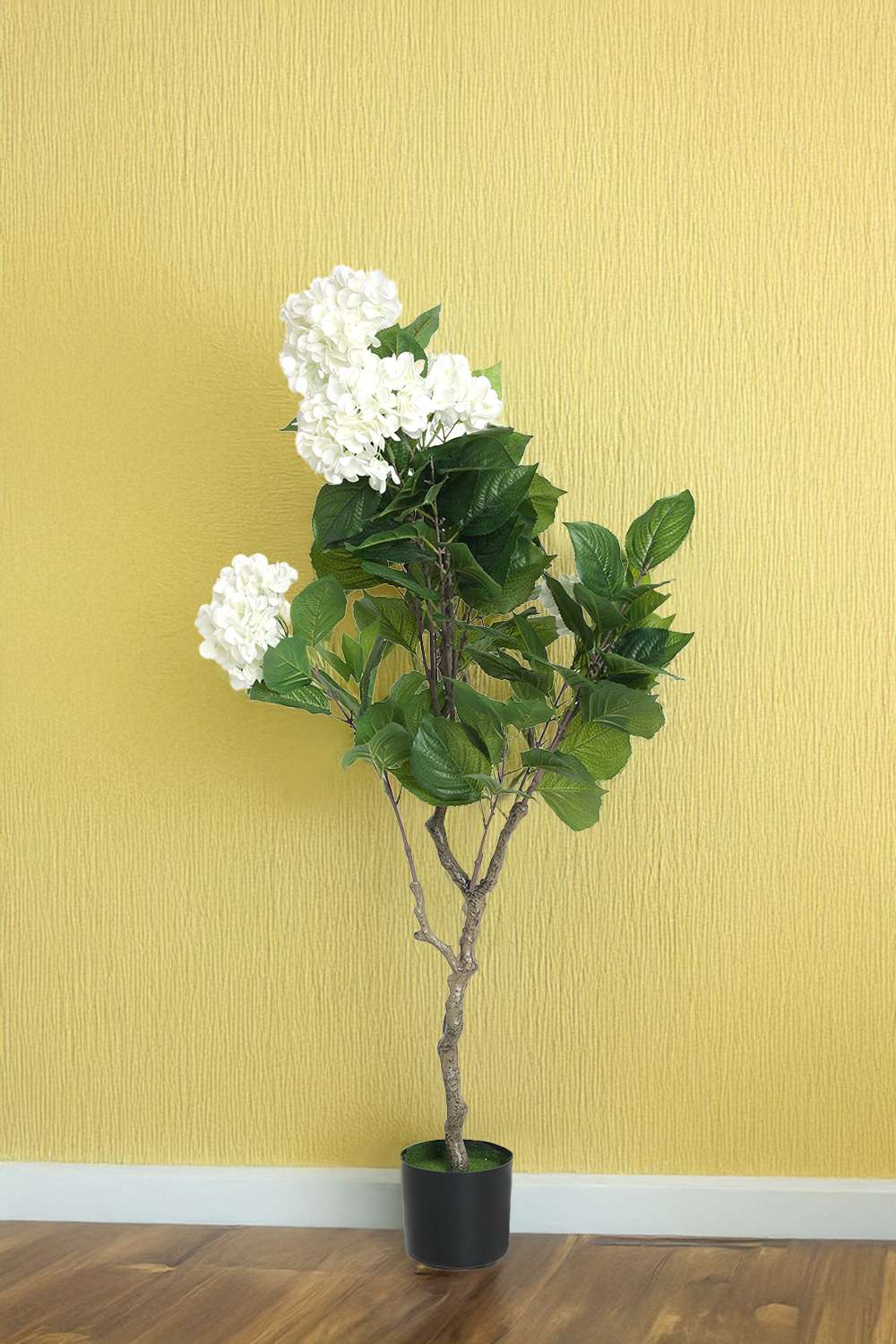 Everera-Hydrangea-Floor-Potted-Tree-White-130Cm