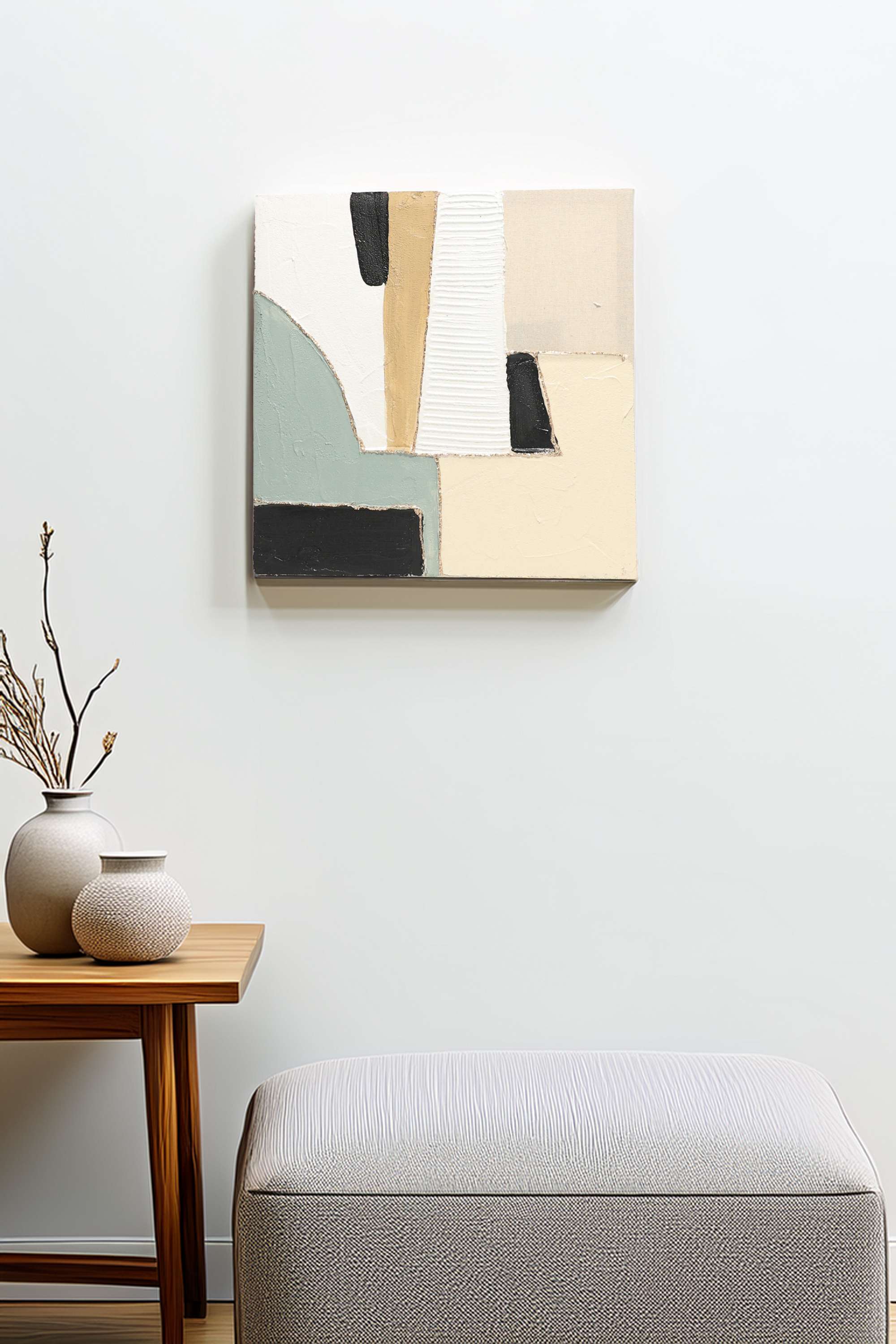 Edith-Abstract-Canvas-Hand-Painting-Multi-40X40Cm