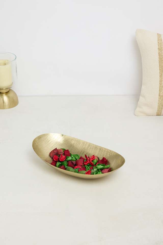 Treasures-Textured-Metal-Bowl-Gold-32-Cm