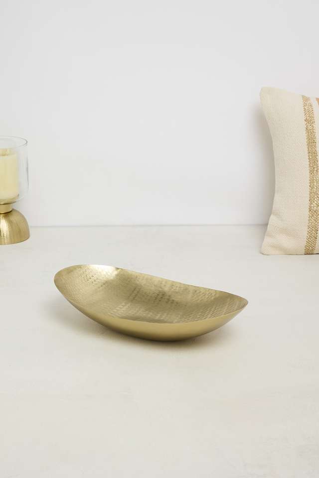 Treasures-Textured-Metal-Bowl-Gold-32-Cm