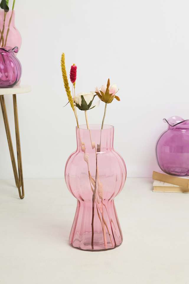 Poetic-Opulance-Aria-Glass-Rib-Sphere-Tall-Vase-32-Cm