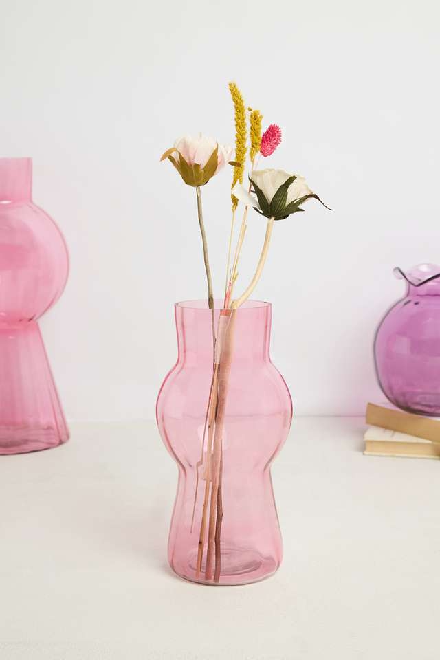 Poetic-Opulance-Aria-Glass-Rib-Sphere-Tall-Vase-25-Cm