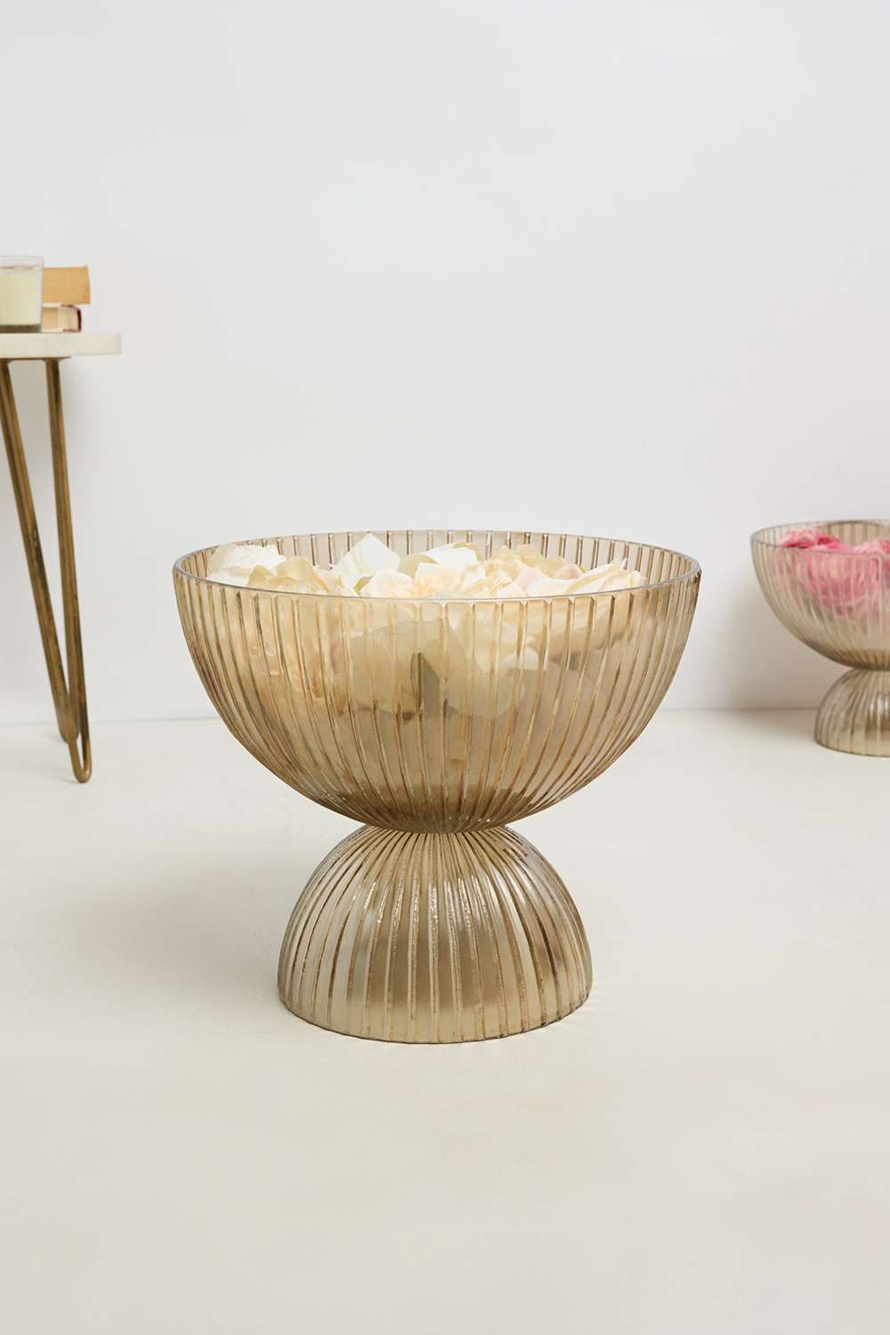 Global-Indian-Aria-Glass-Rib-Bowl-Gold-24-Cm