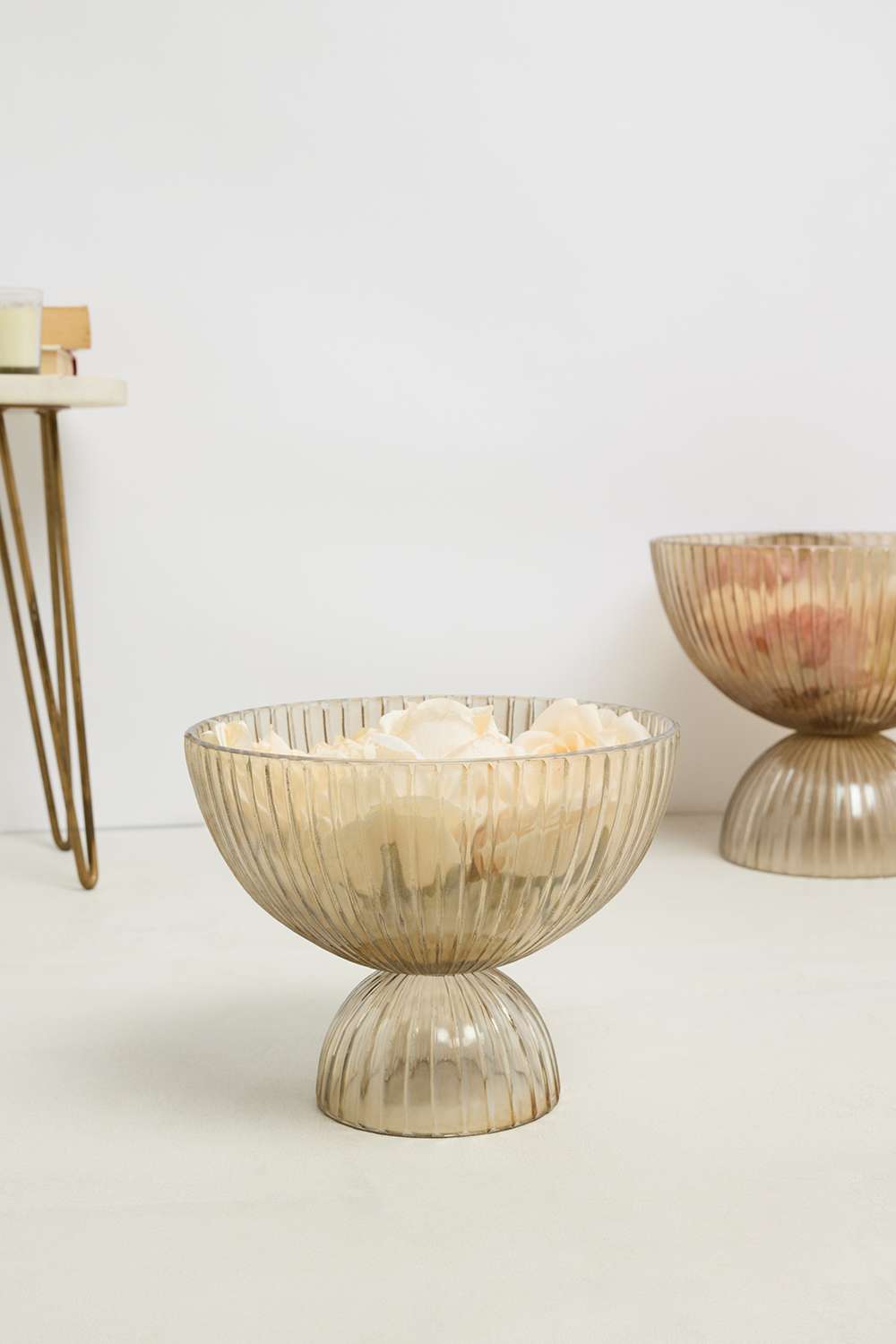 Global-Indian-Aria-Glass-Rib-Bowl-Gold-18-Cm