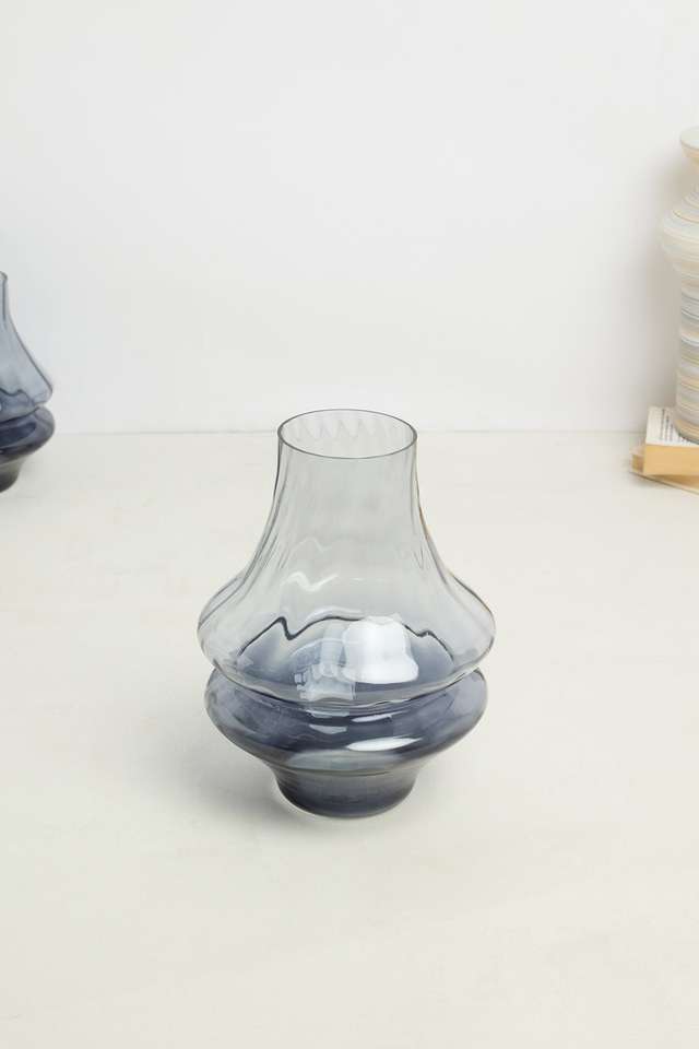 Modern-Luxe-Aria-Hour-Glass-Grey-Vase-28-Cm