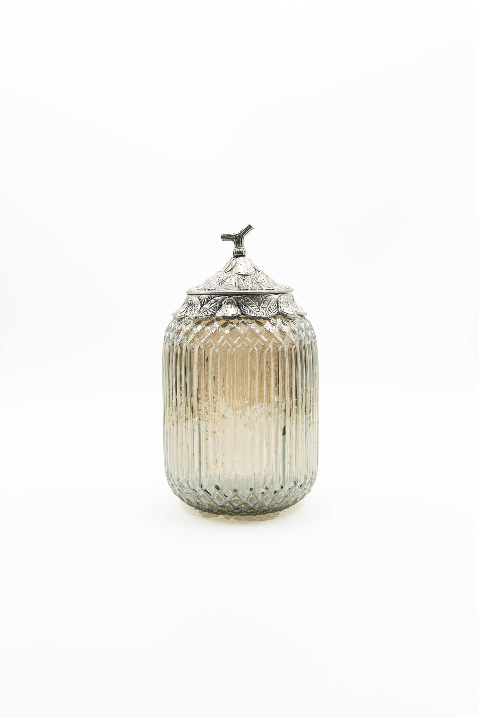 Global-Indian-Nora-Metal-Etch-Bowl-Lid-Lusture-25Cm