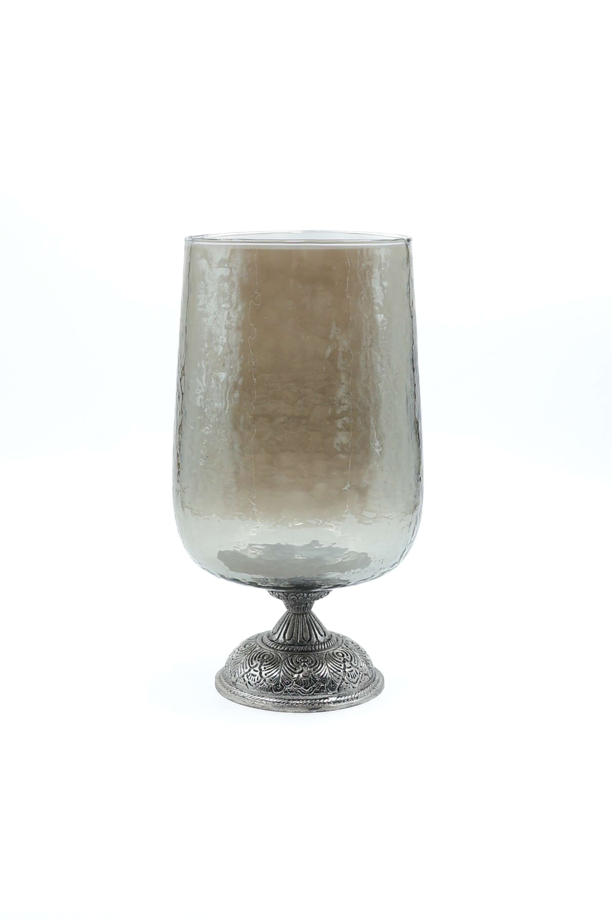 Global-Indian-nora-glass-lusture-candle-holder-gold-27CM