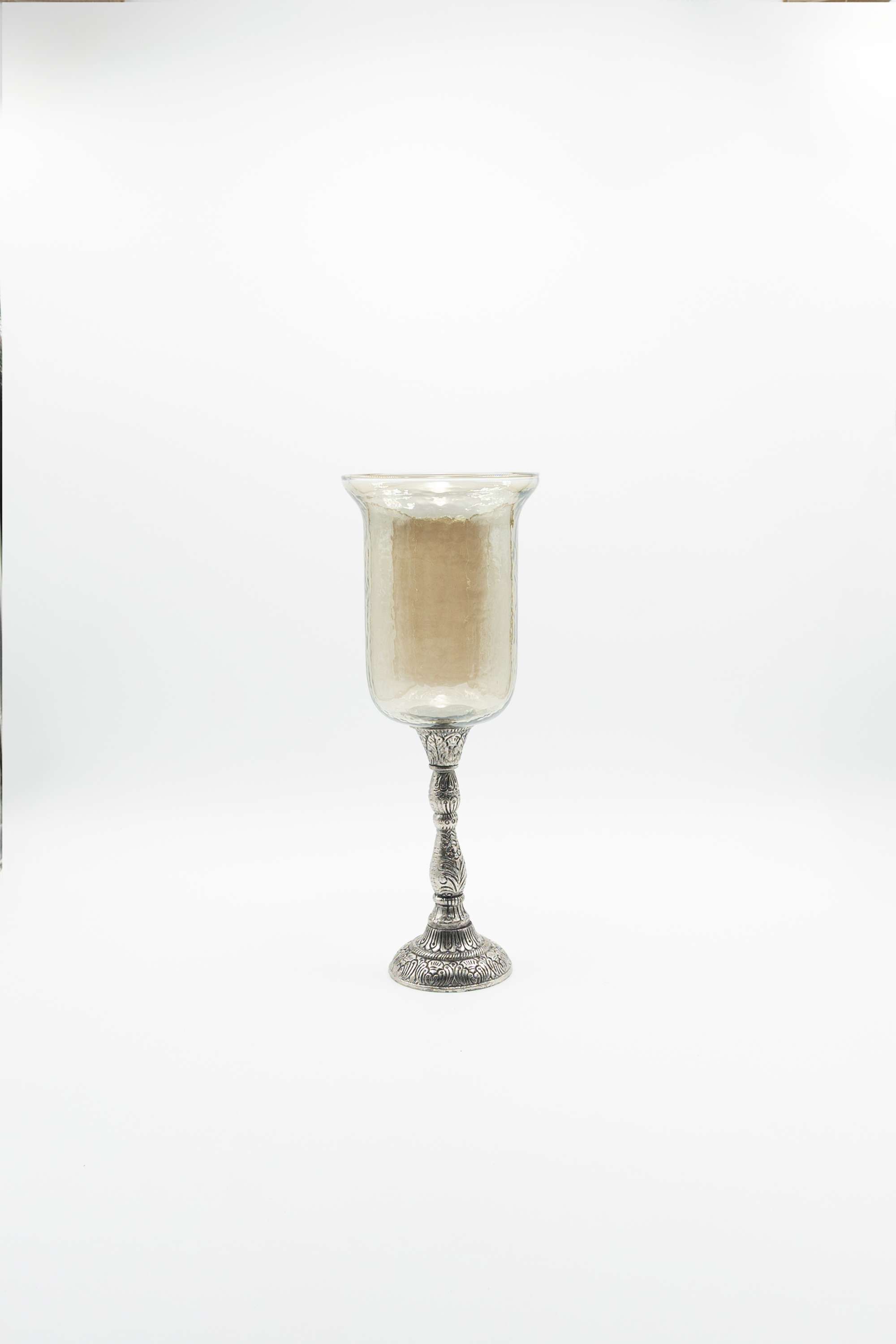 Global-Indian-Nora-Metal-Lusture-Candle-Stand-Gold-34Cm