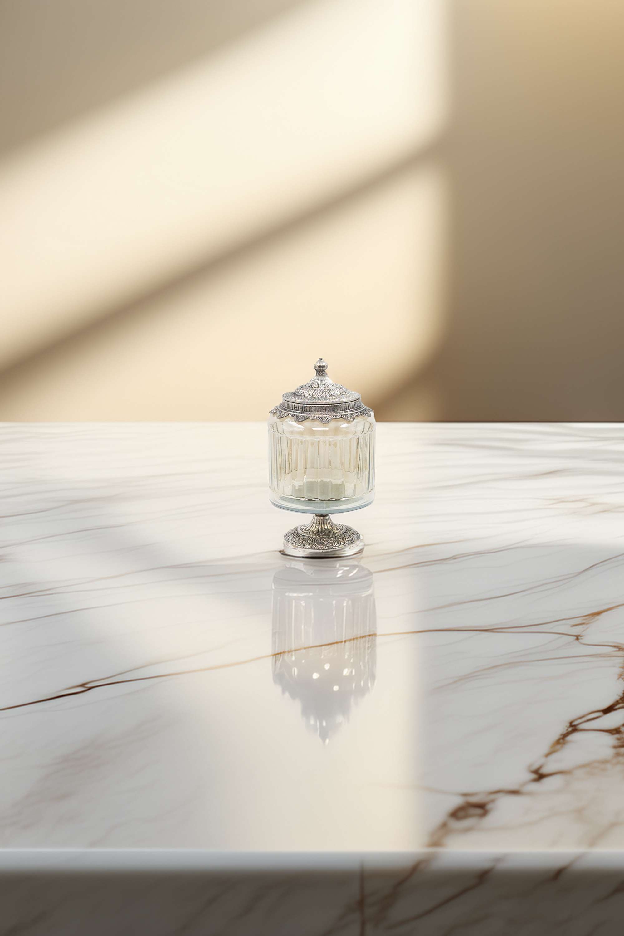 Global-Indian-Nora-Metal-Lusture-Bowl-Lid-Gold-24Cm