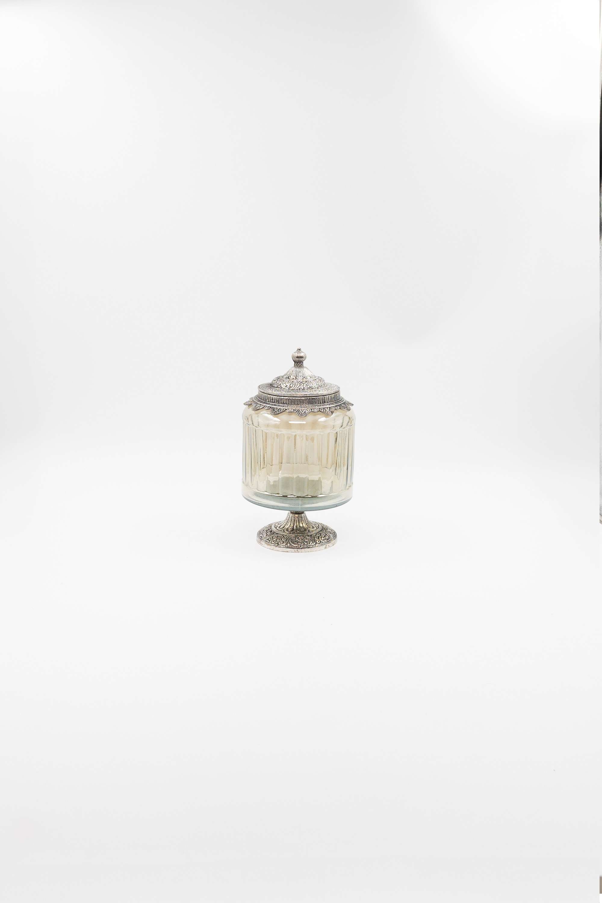 Global-Indian-Nora-Metal-Lusture-Bowl-Lid-Gold-24Cm