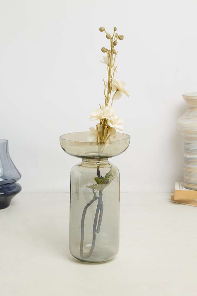 Modern-Luxe-Nora-Glass-Lusture-Long-Vase-30Cm