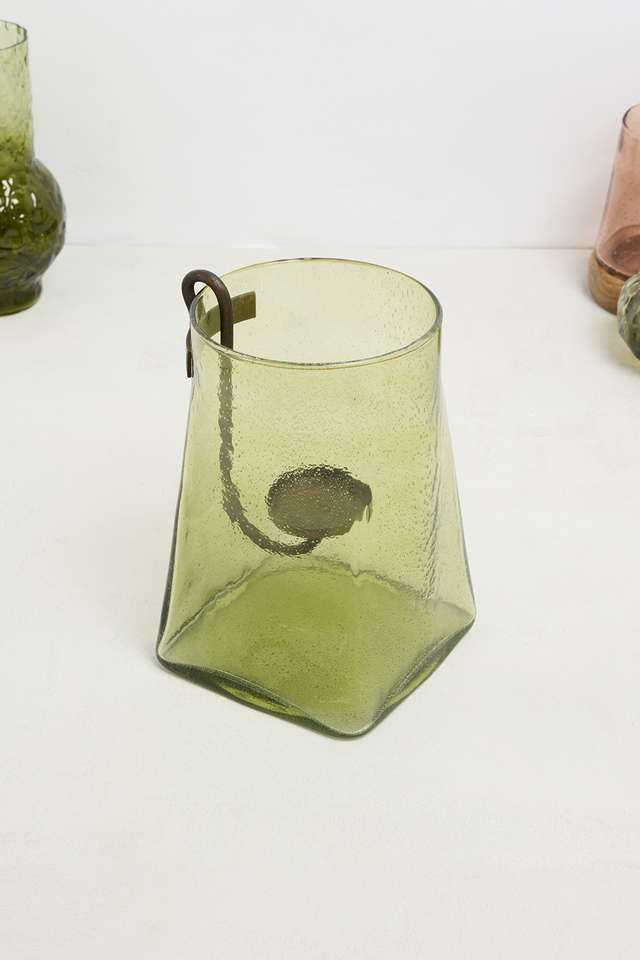 Urban-Oasis-Nora-Glass-Hurricane-Green-25Cm