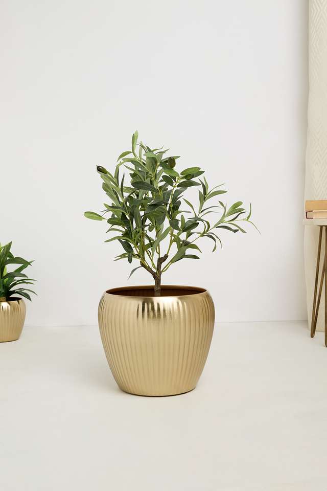 Aspen-Indie-Gloss-Ribbed-Planter-23Cm