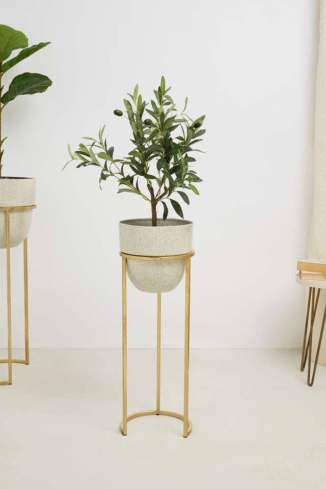 Aspen-Enamel-Finish-Planter-Stand-71Cm