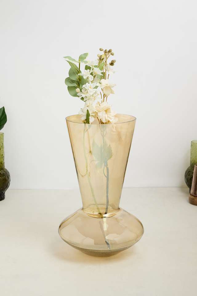 Urban-Oasis-Nora-Glaze-Glass-Vase-Gold-46Cm
