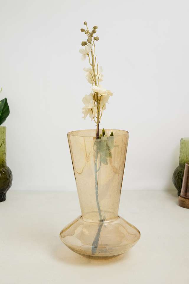Urban-Oasis-Nora-Glaze-Glass-Vase-Gold-34Cm