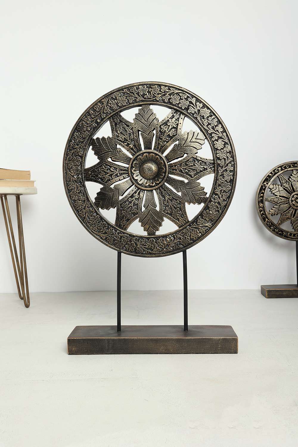 Global-Indian-Polyresin-Yoroka-Konark-Wheel-Objet