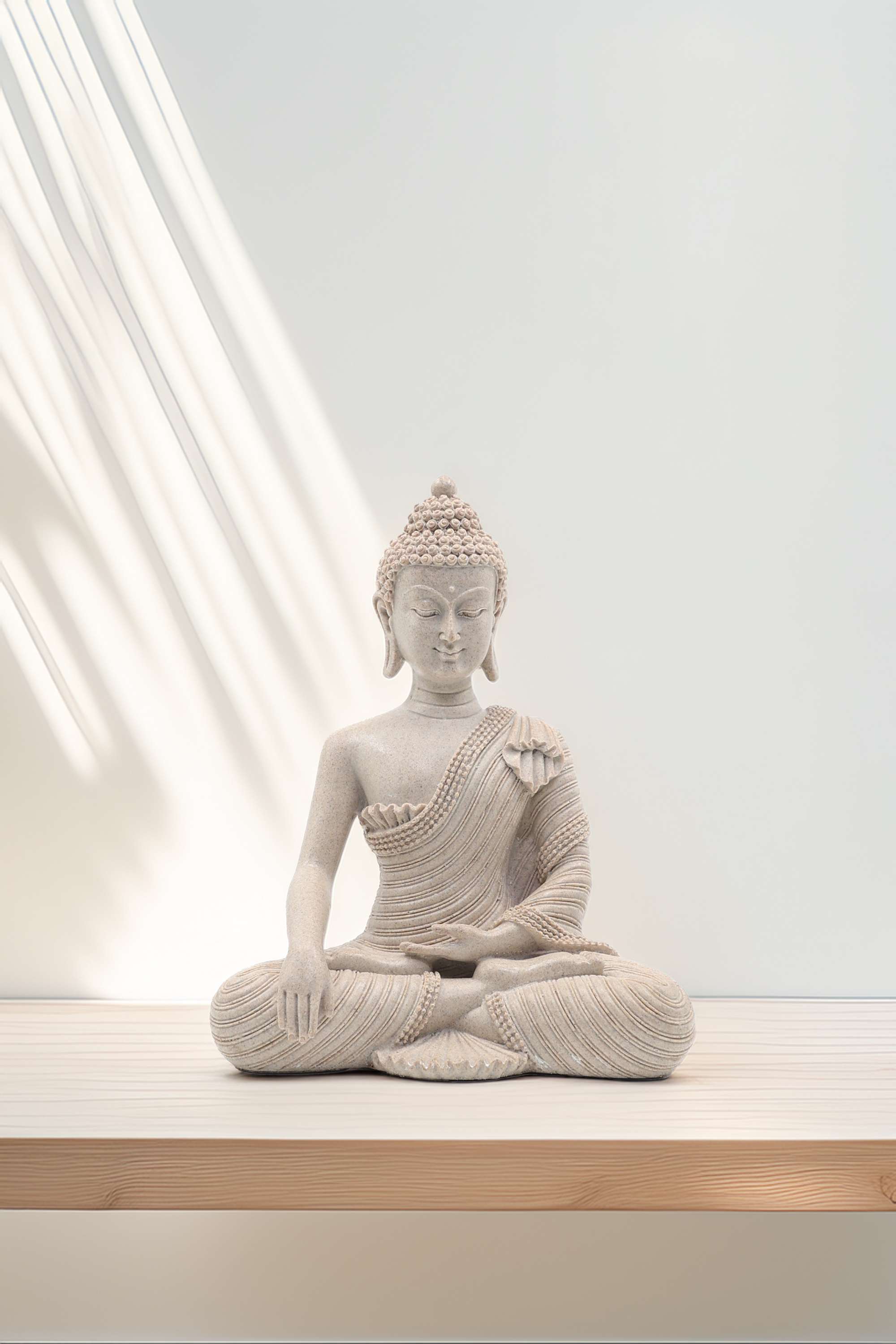 Zenith-Stone-Finish-Buddha-Figurine-26-cm