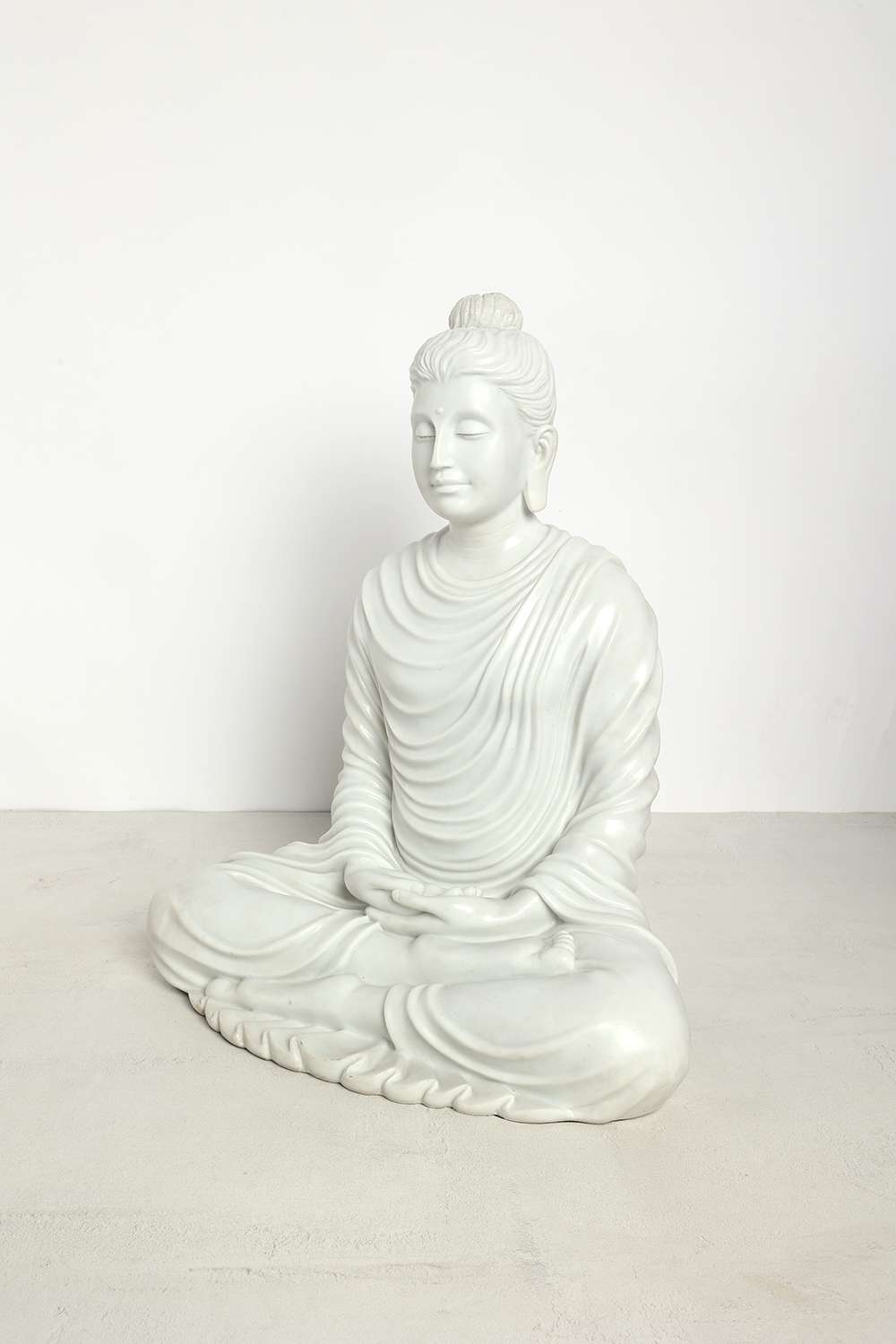 Zenith-Meditating-Brass-Finish-Buddha-58-cm
