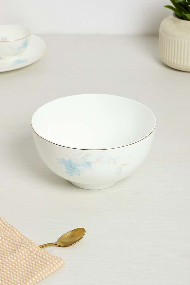 Po-Azure-Finebone-Wht-Serving-Bowl-20-cm