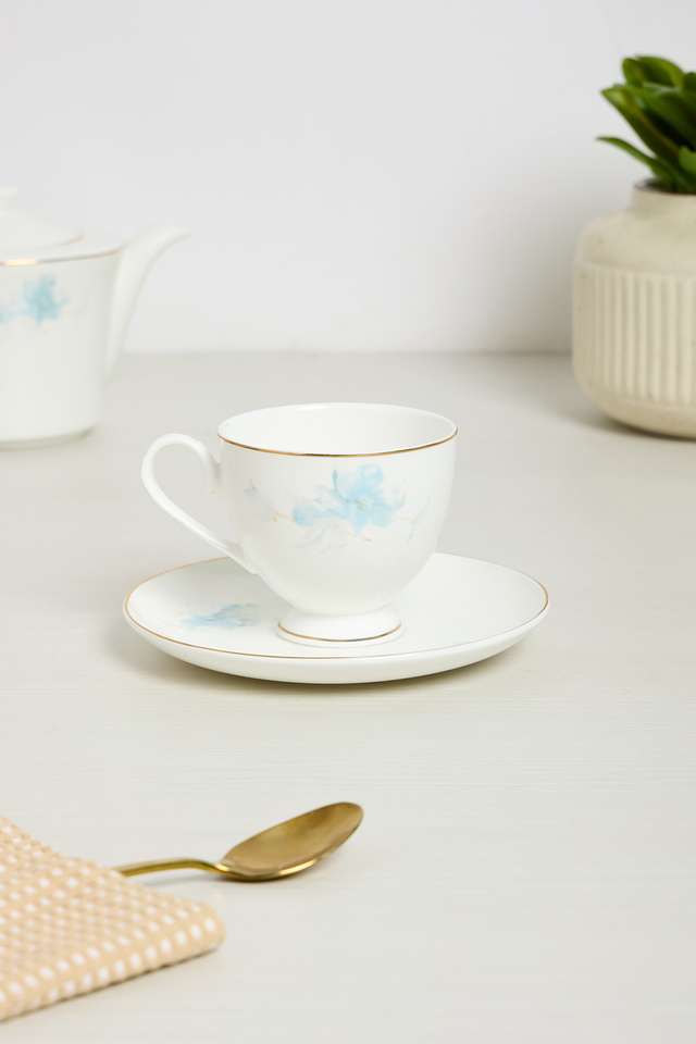 Po-Azure-Finebone-Wht-Cup-&-Saucer220-ml