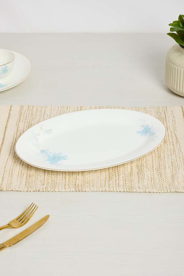 Po-Azure-Finebone-Wht-Oval-Platter-32-cm