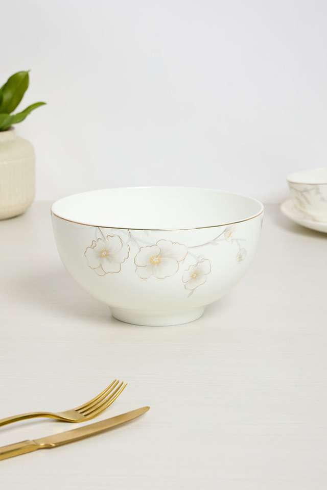 Po-Flora-Finebone-Wht-Serving-Bowl-20-cm