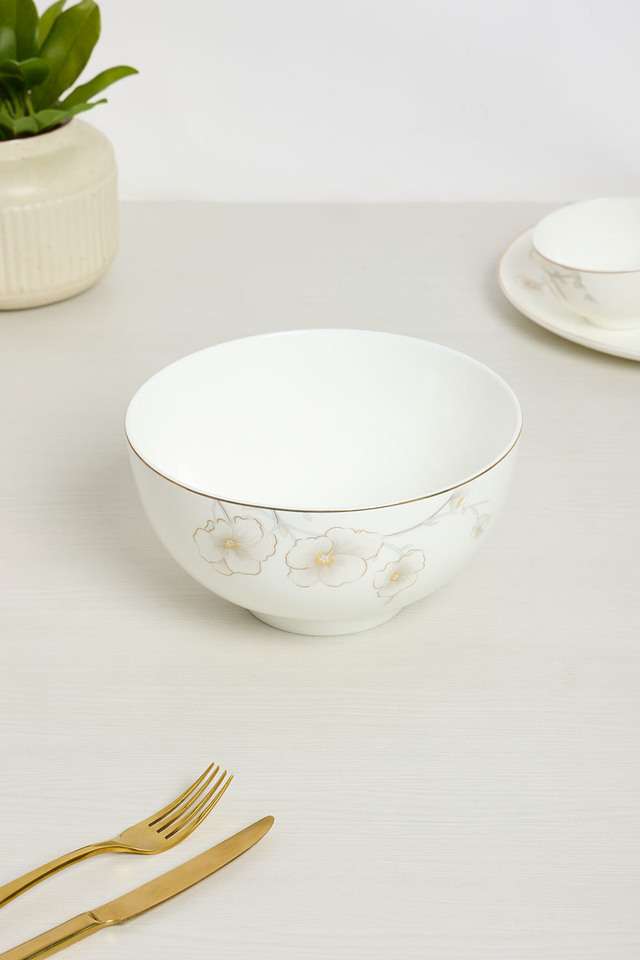 Po-Flora-Finebone-Wht-Serving-Bowl-20-cm