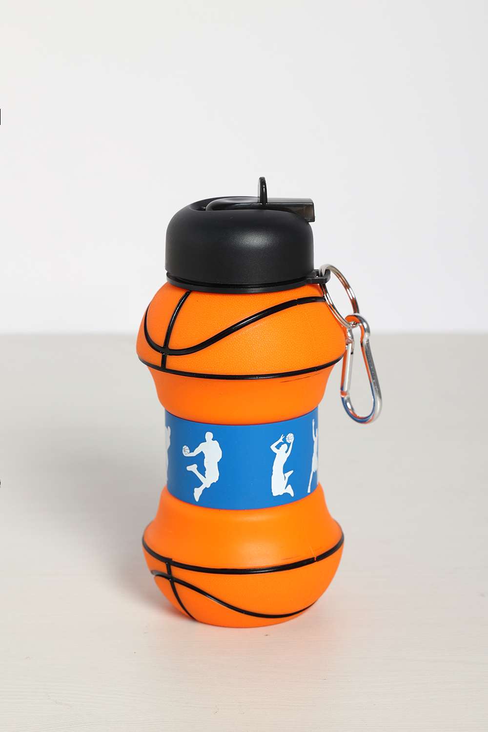 Squishy-Sport-Silicone-Orange-Collapsible-Bottle-550Ml
