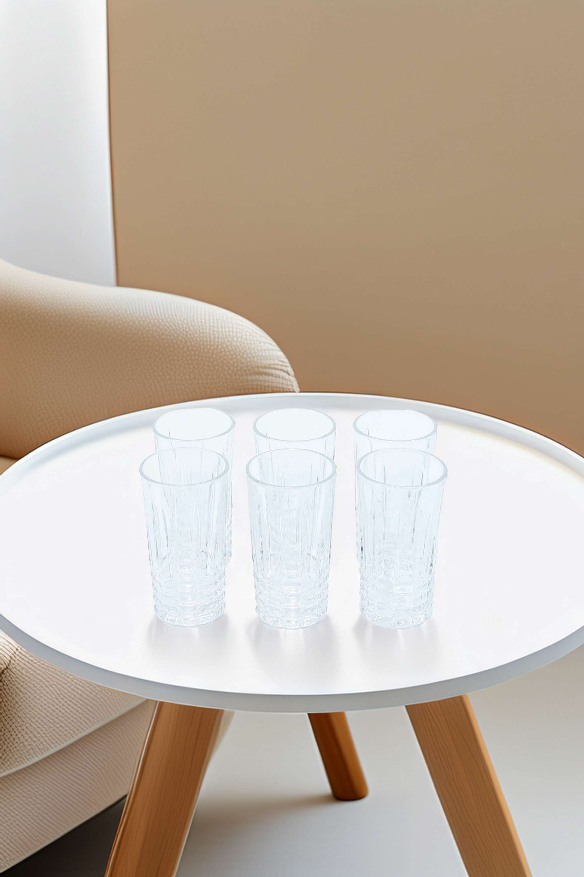 Essential-Prisma-Glass-Tumbler-Set-Of-6-280Ml