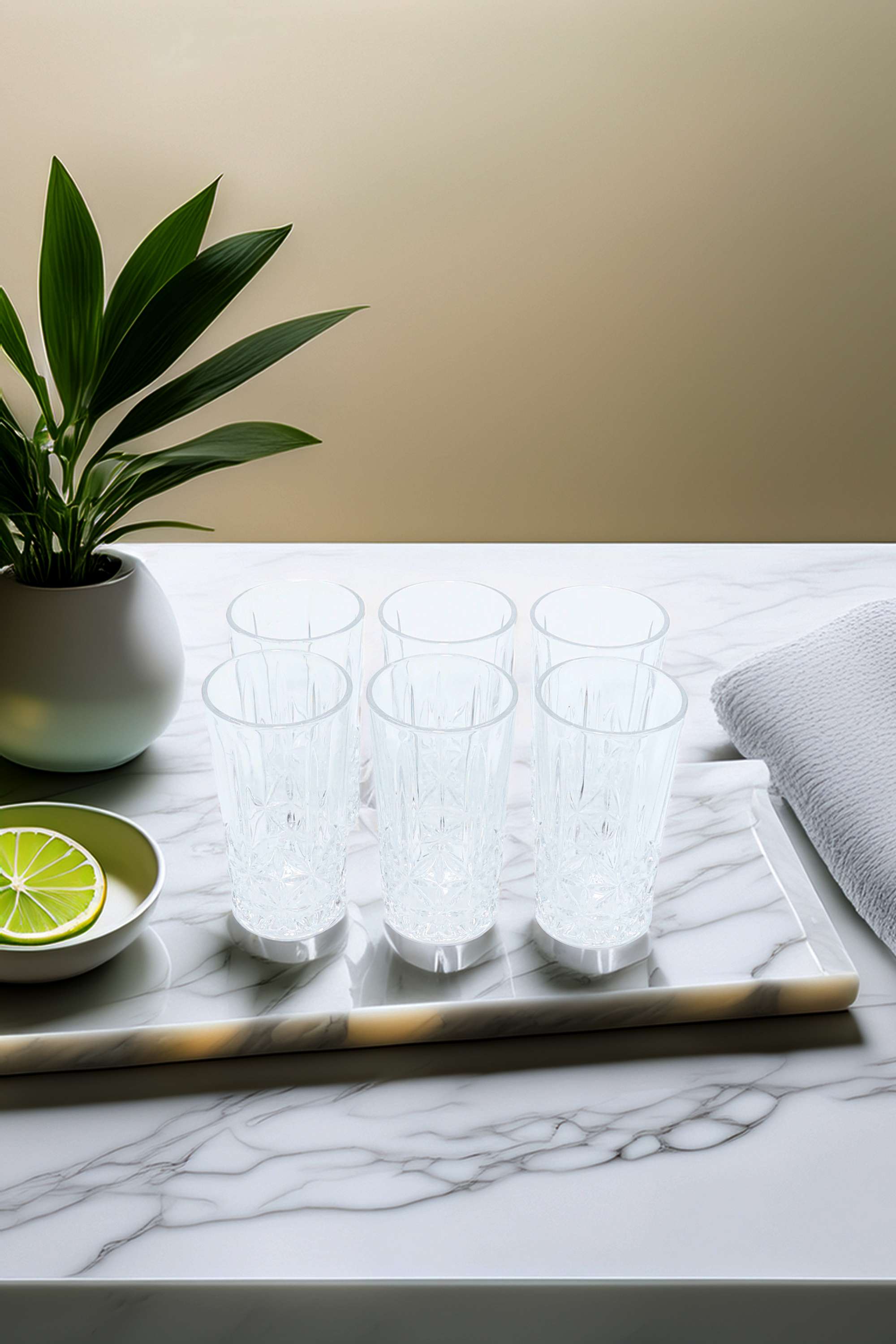 Essential-Spectra-Glass-Tumbler-Set-Of-6-280Ml