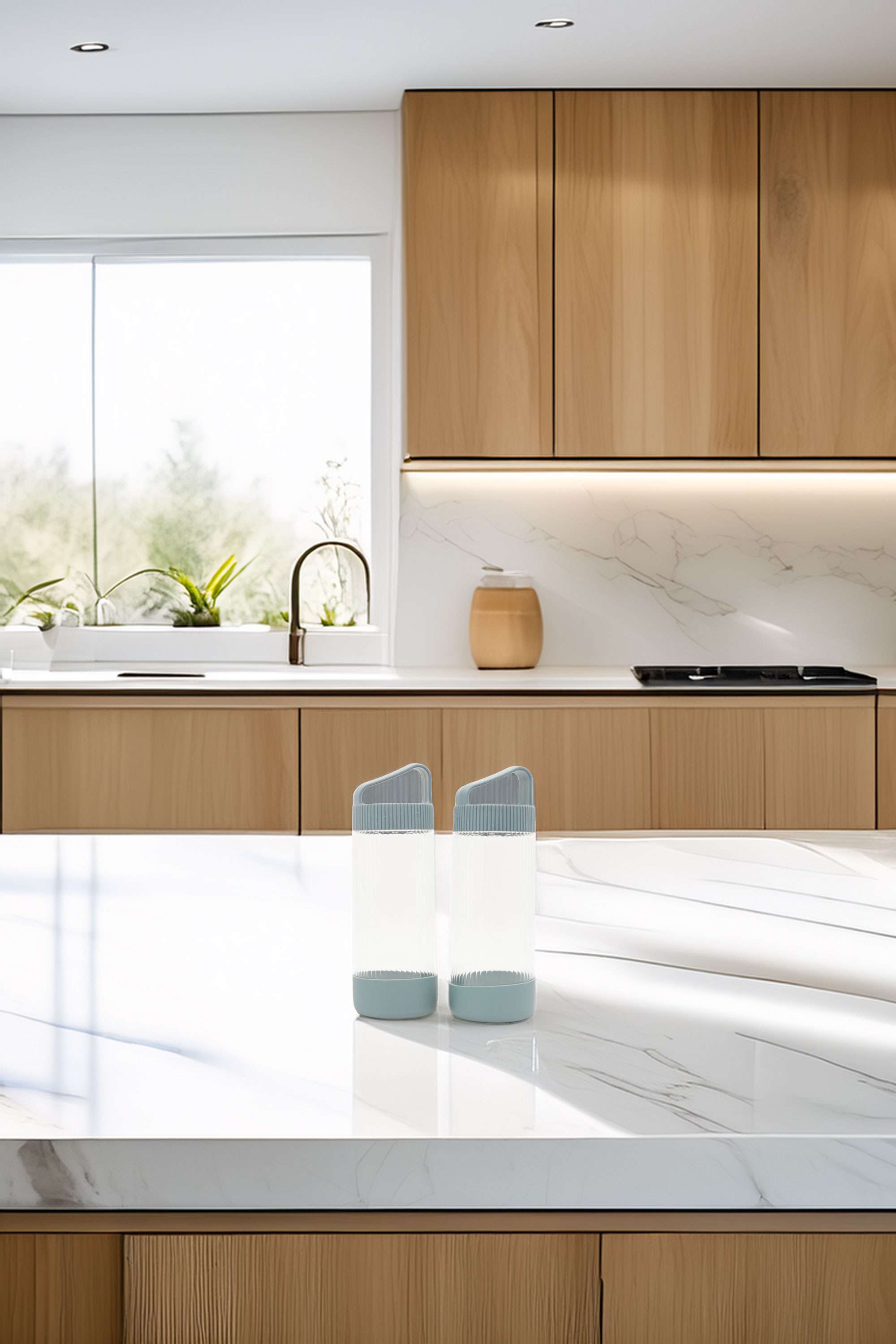 Esnl-Borosilicate-Ribbed-Bottle500-ml-Set-of-2