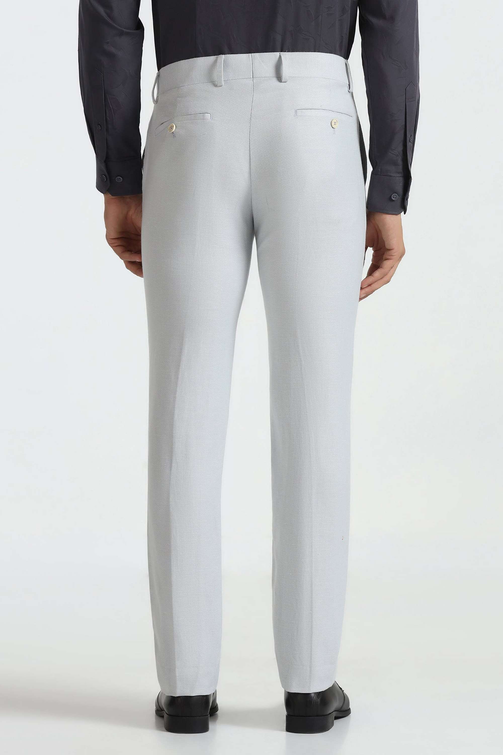 Solid-Polyester-Slim-Fit-Men-s-Trousers