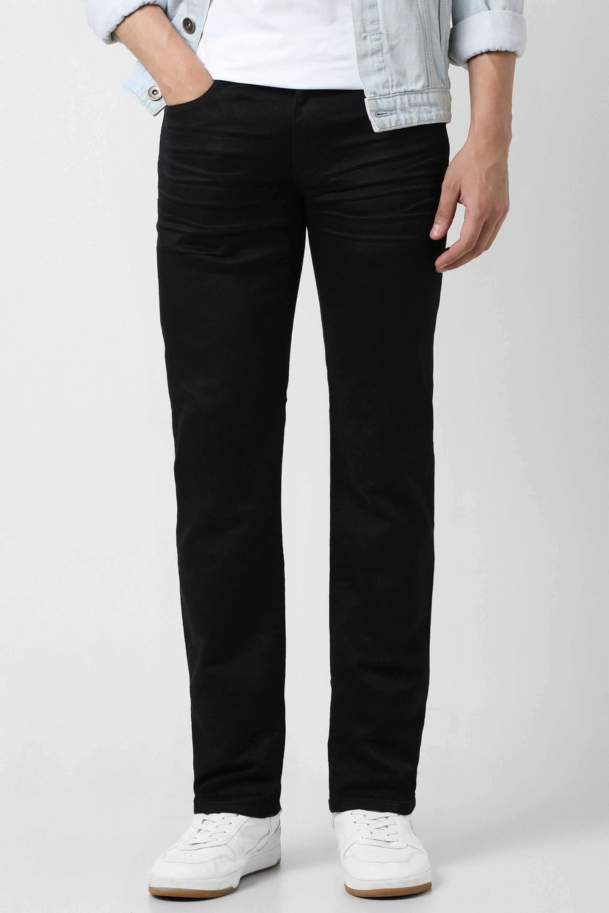 Solid-Blended-Fabric-Round-Neck-Men-s-T-Shirt