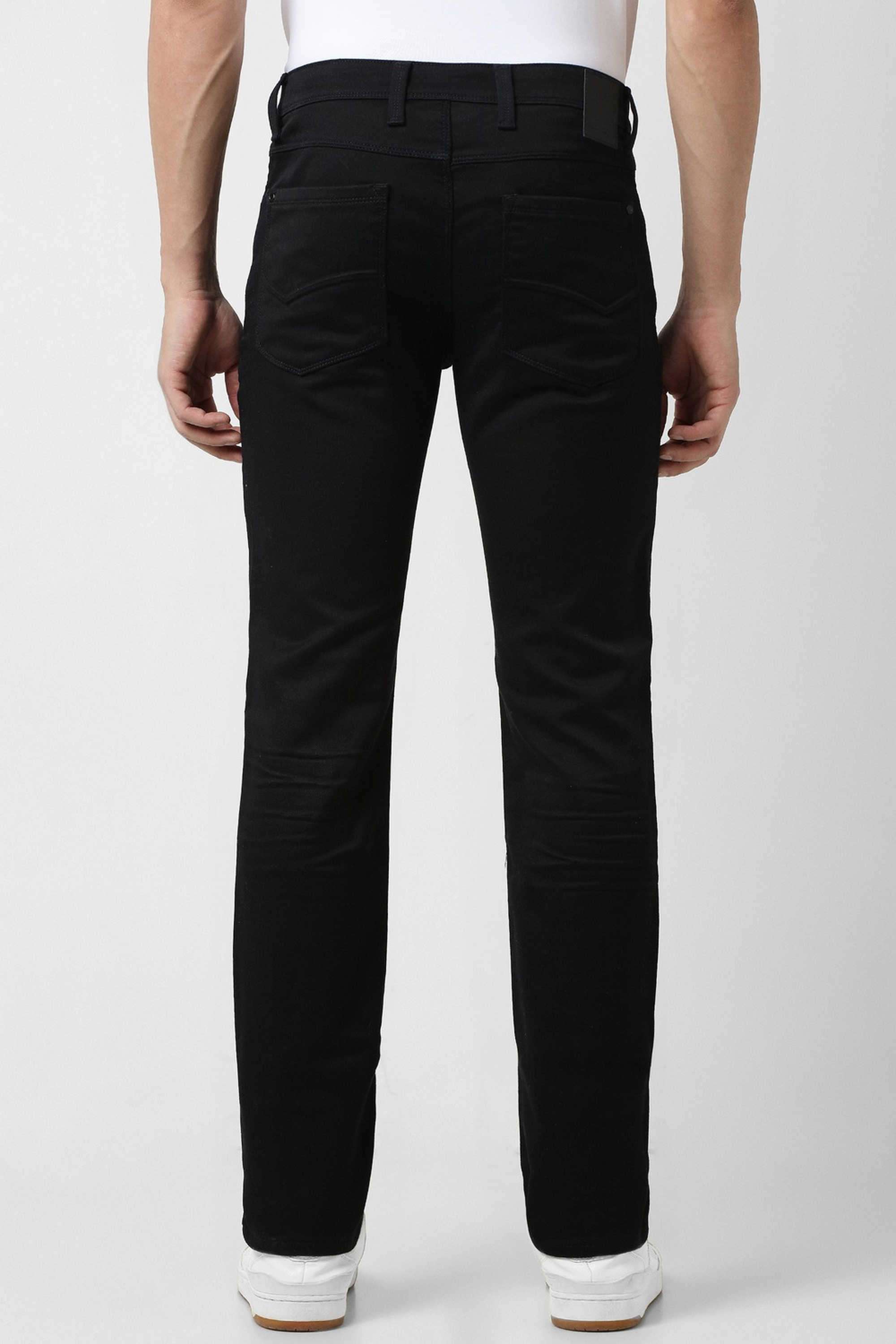 Solid-Blended-Fabric-Round-Neck-Men-s-T-Shirt