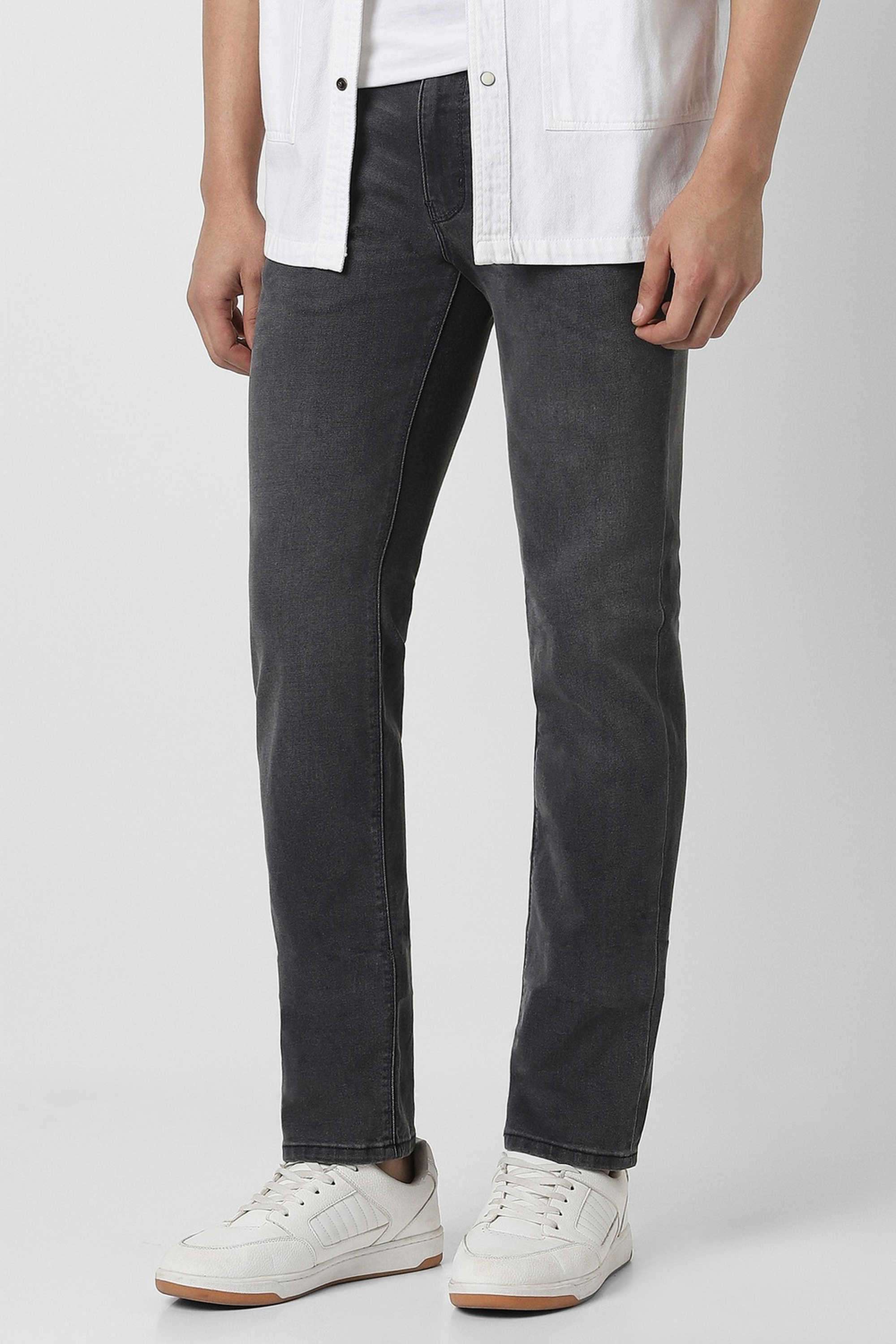 Solid-Blended-Fabric-Round-Neck-Men-s-T-Shirt