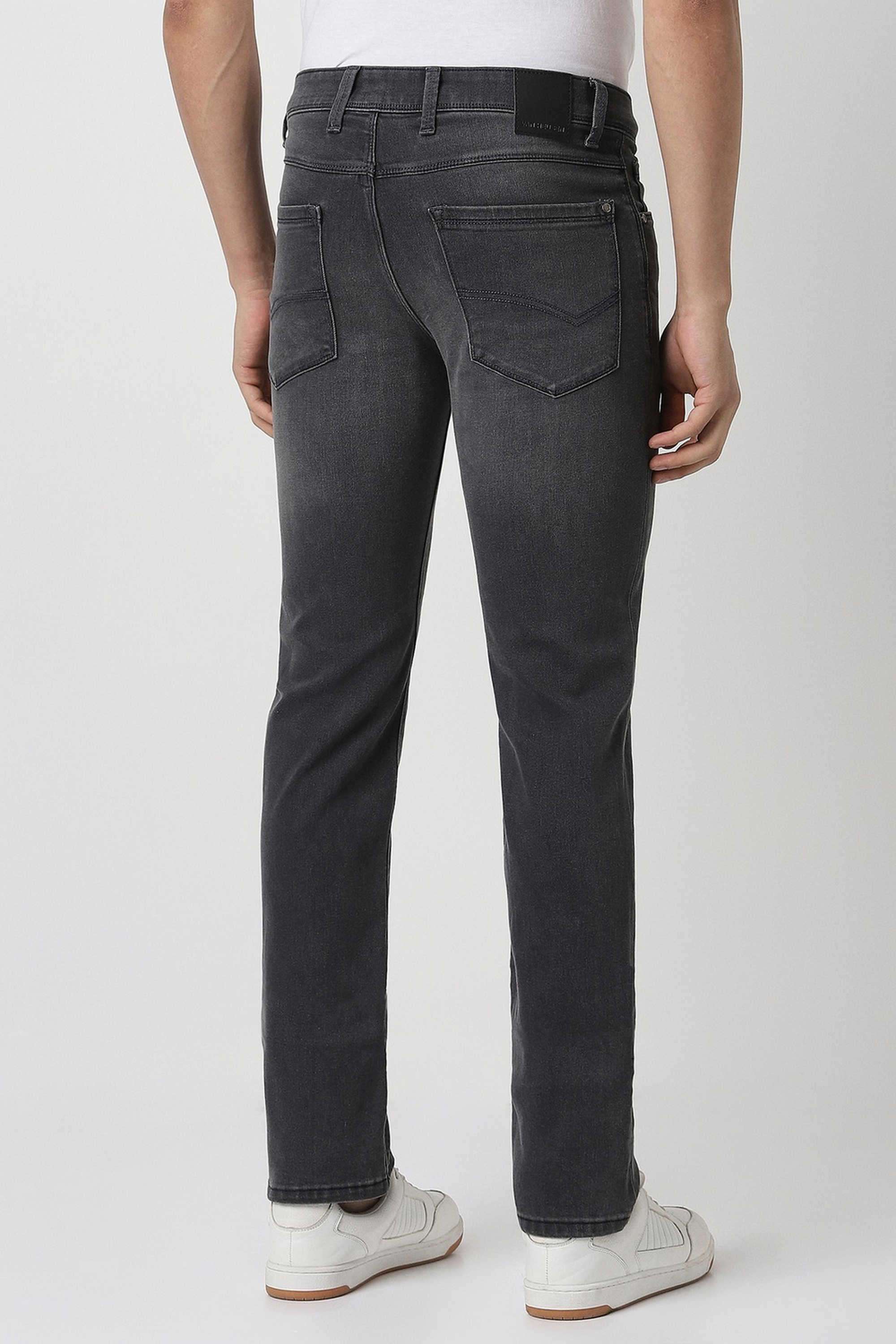 Solid-Blended-Fabric-Round-Neck-Men-s-T-Shirt