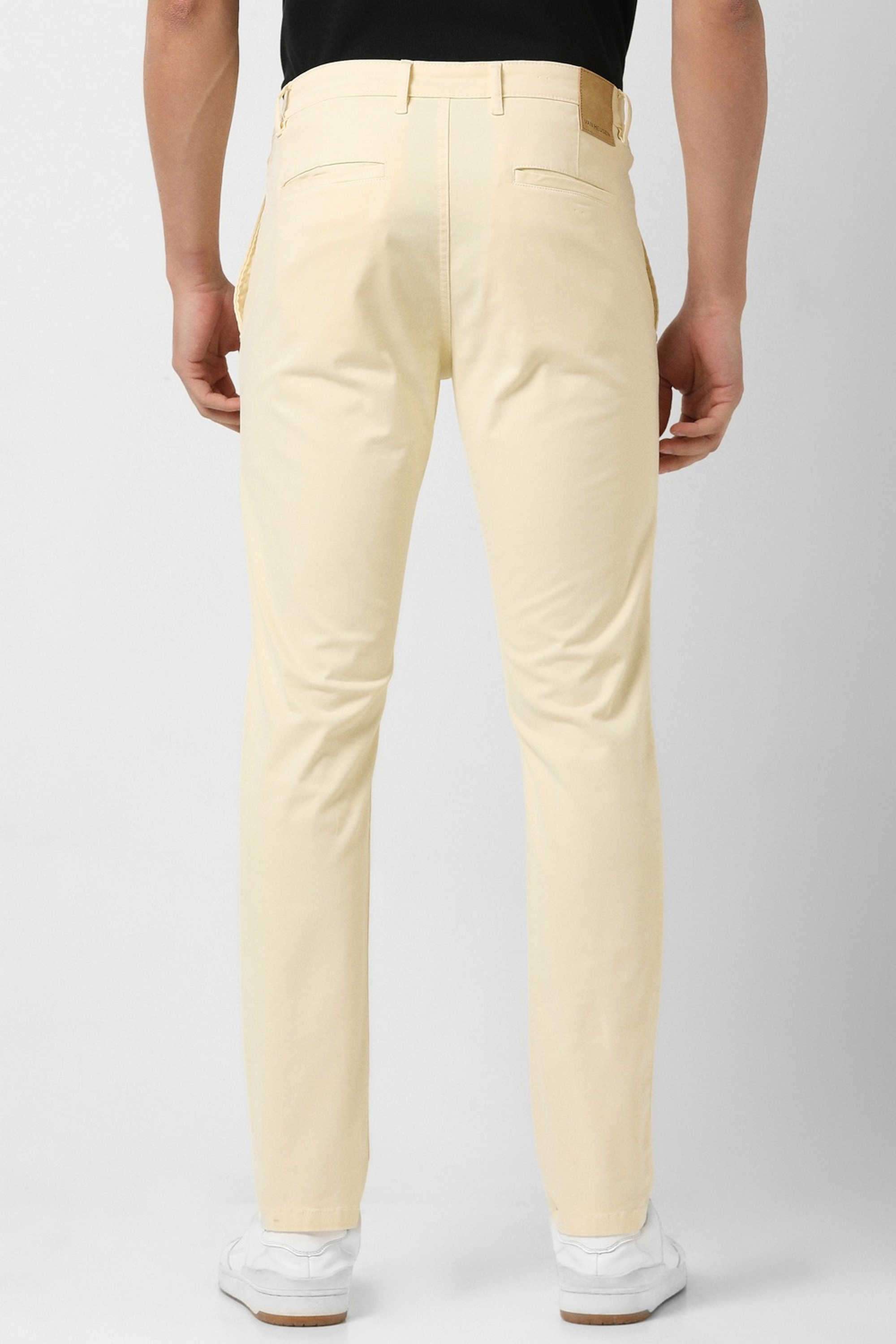 Solid-Blended-Fabric-Round-Neck-Men-s-T-Shirt