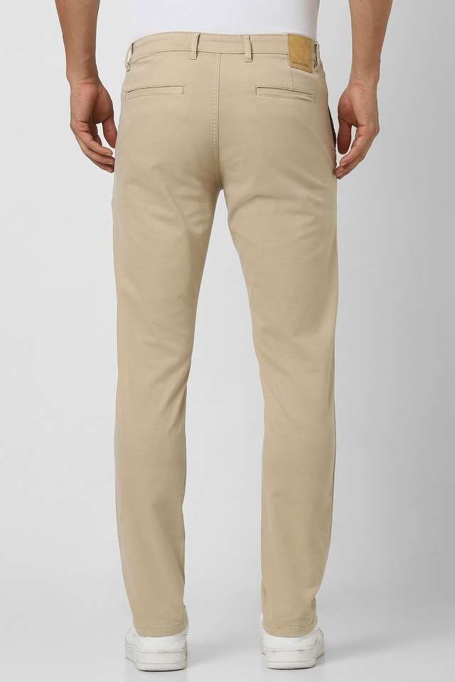 Textured-Cotton-Blend-Regular-Fit-Men-s-Formal-Wear-Trousers