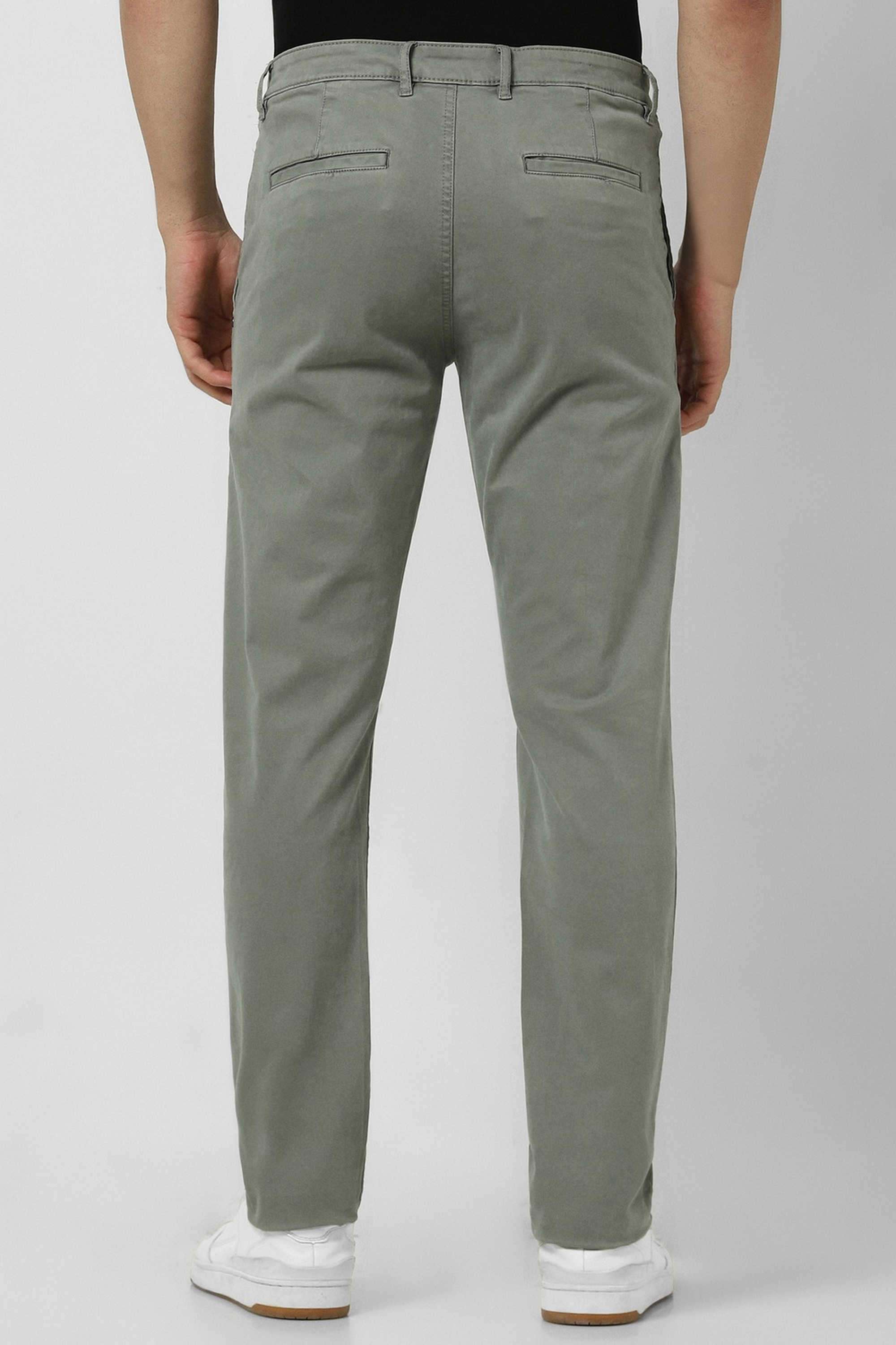 Solid-Blended-Fabric-Round-Neck-Men-s-T-Shirt