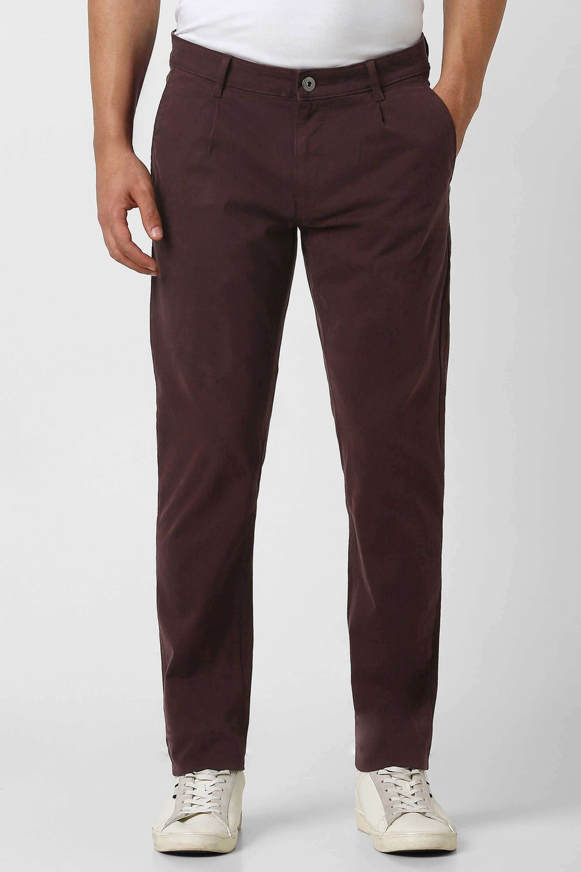 Solid-Blended-Fabric-Round-Neck-Men-s-T-Shirt