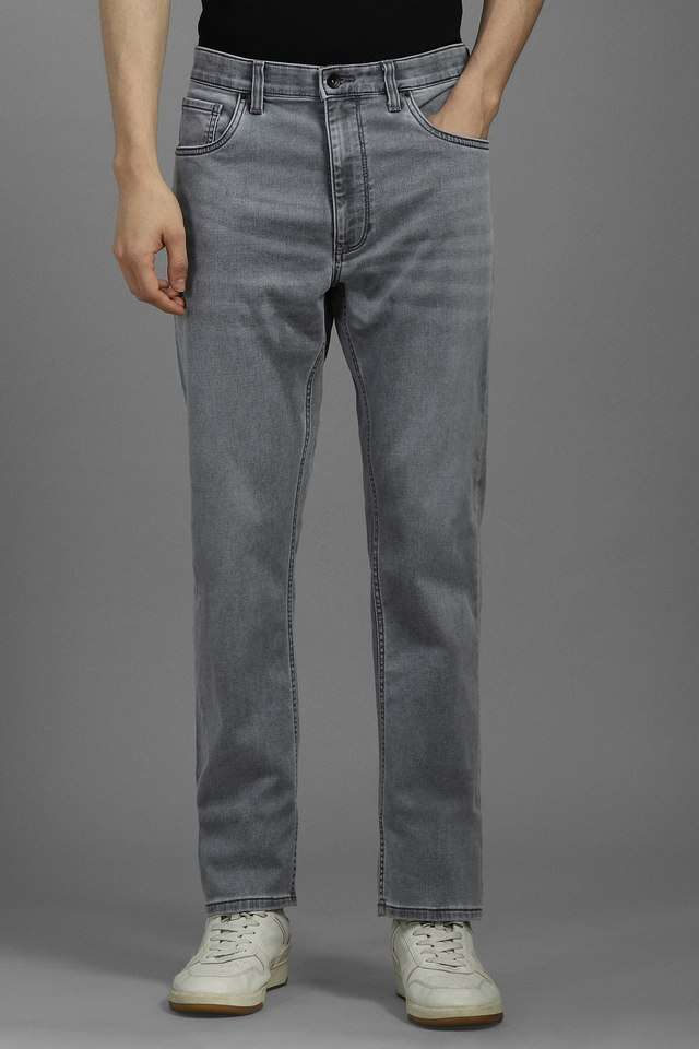 Light-Wash-Blended-Fabric-Regular-Fit-Men-s-Jeans