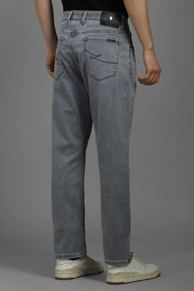 Light-Wash-Blended-Fabric-Regular-Fit-Men-s-Jeans