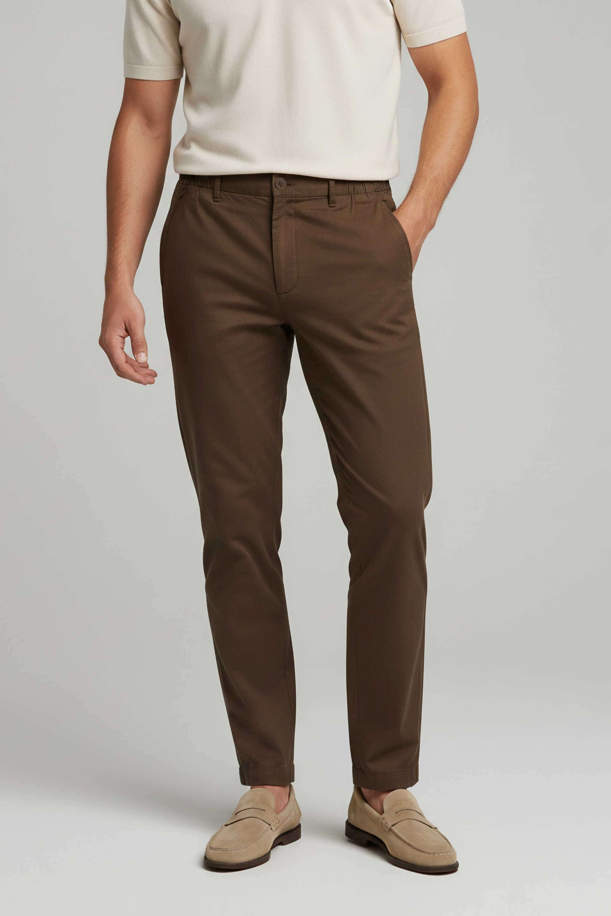 Solid-Linen-Straight-Fit-Men-s-Casual-Trousers