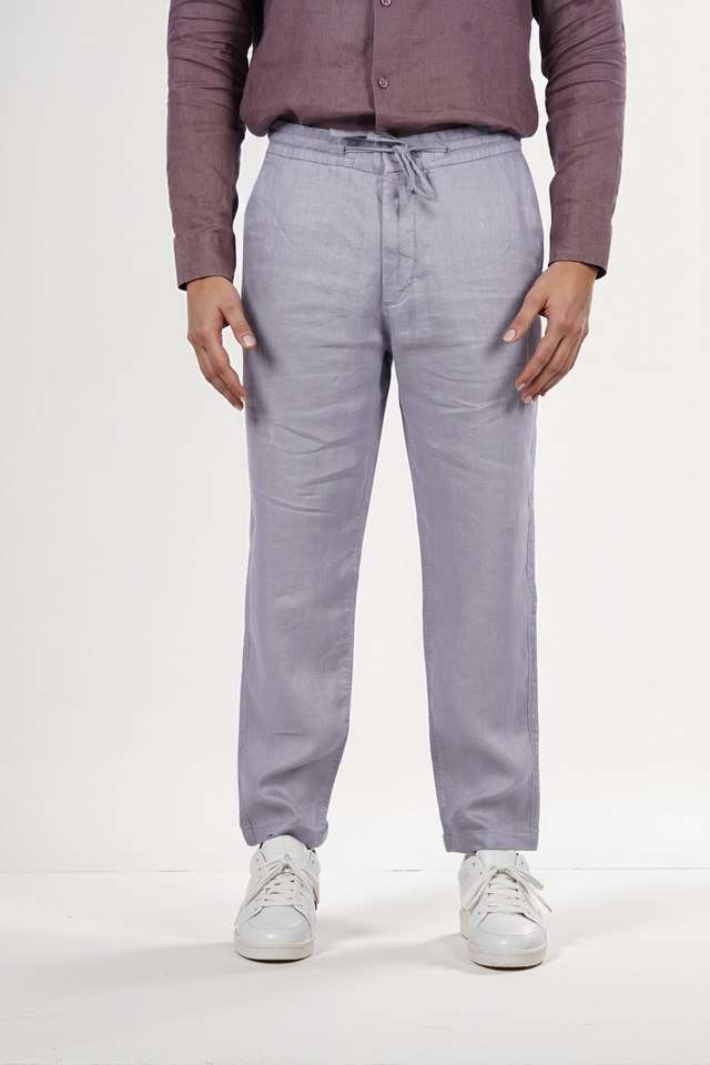 Solid-Linen-Straight-Fit-Men-s-Casual-Wear-Trousers