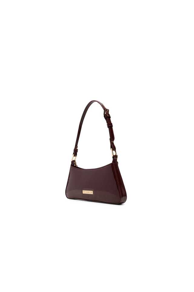 Synthetic-Zipper-Closure-Women-s-Shoulder-Bag